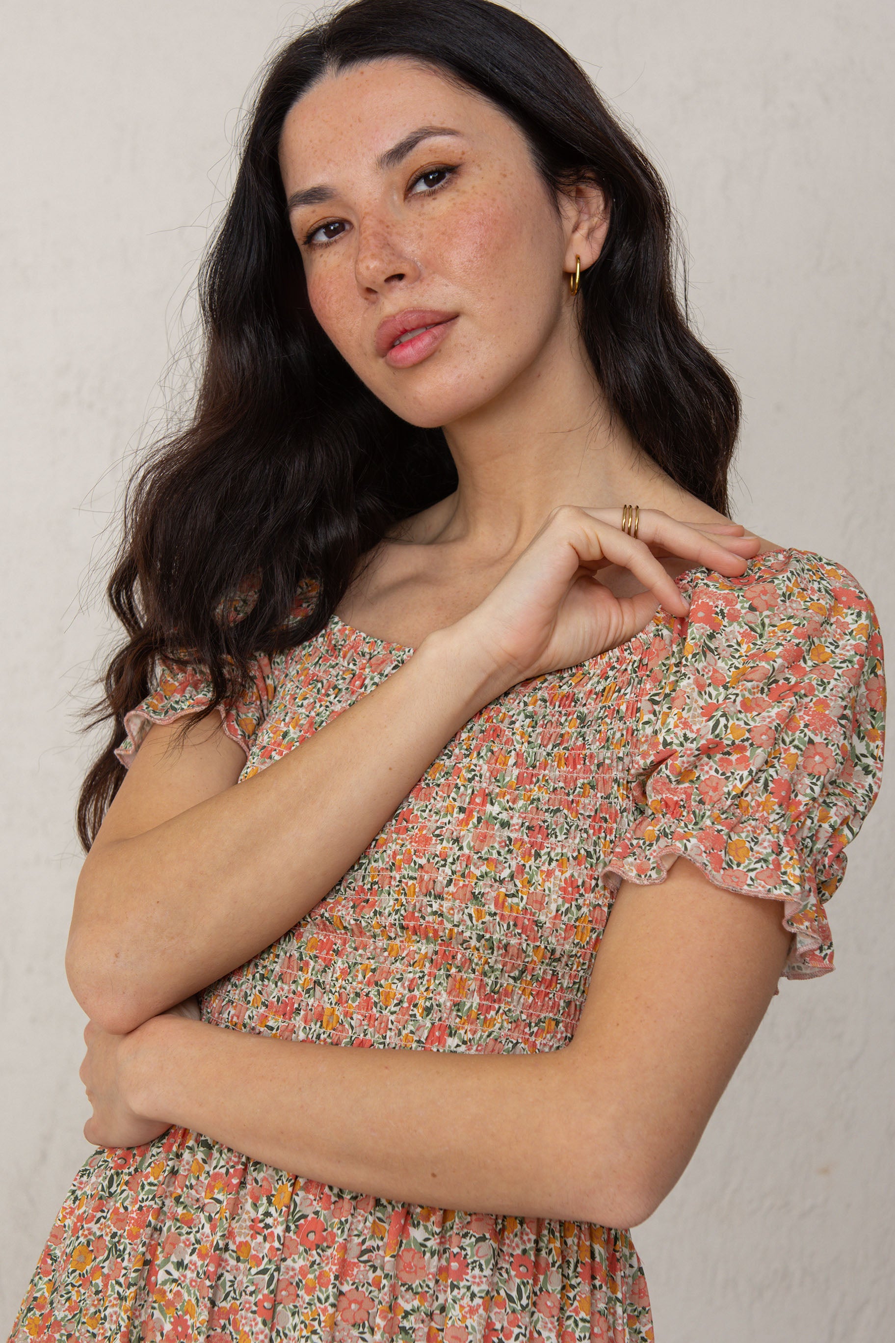 VESTIDO CATALINA // FLORES LIBERTY