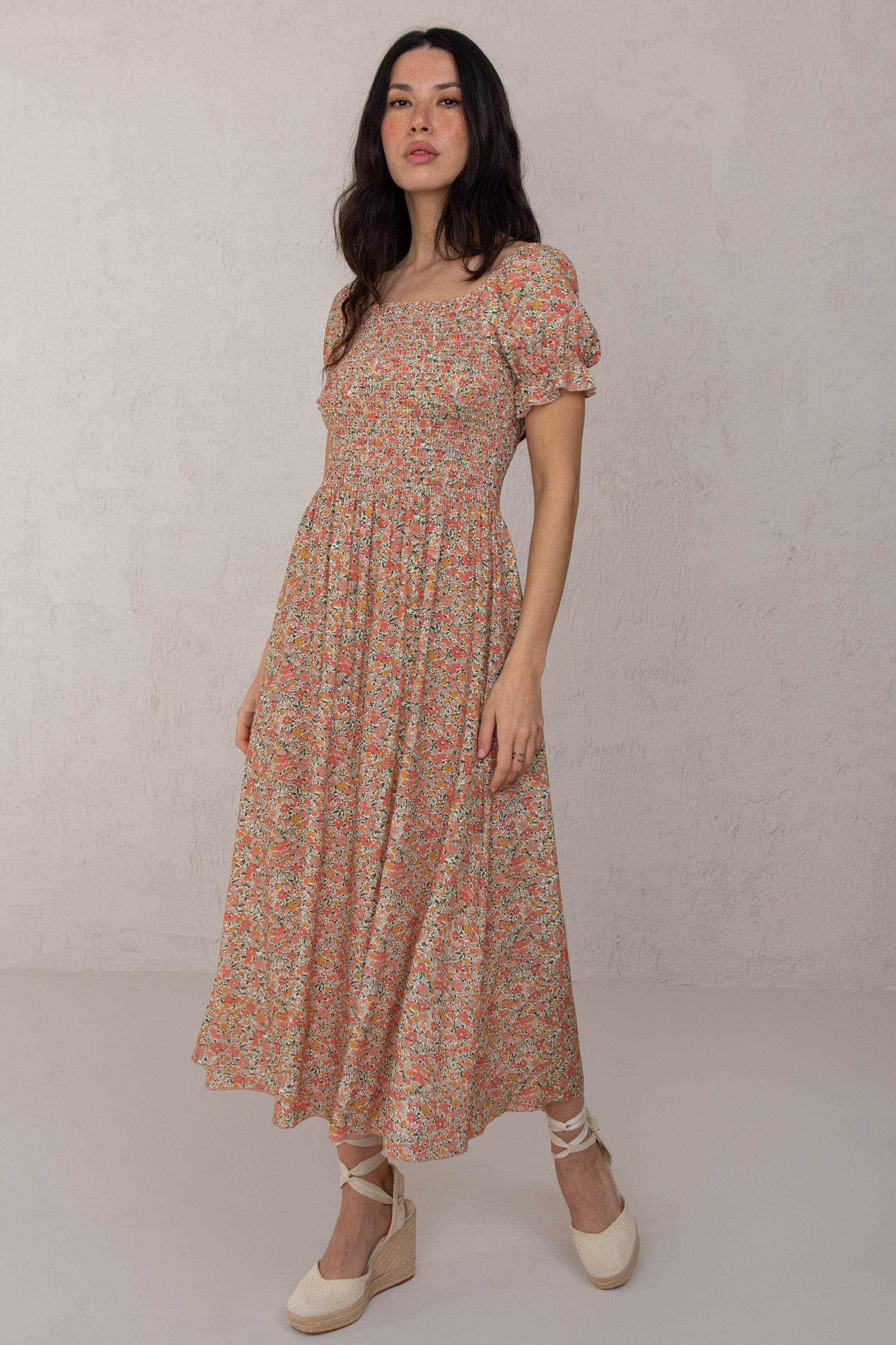 VESTIDO CATALINA // FLORES LIBERTY