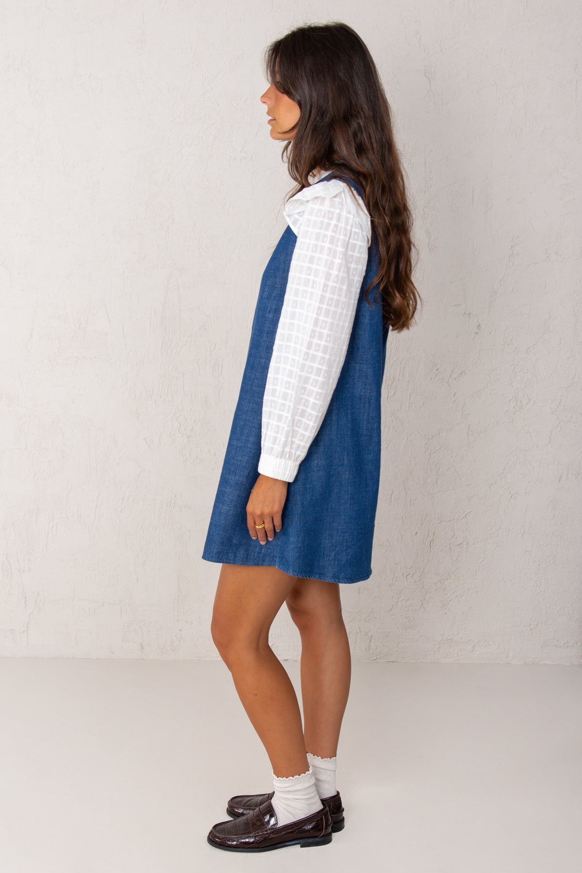 VESTIDO GALA // DENIM MEDIO