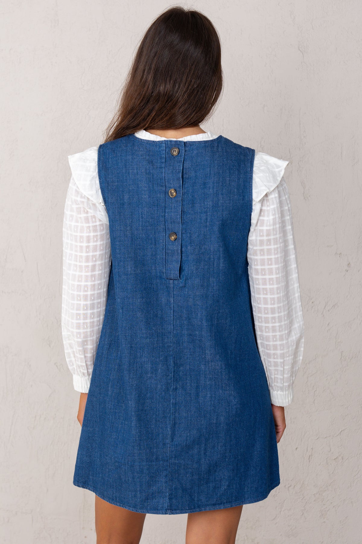 VESTIDO GALA // DENIM MEDIO