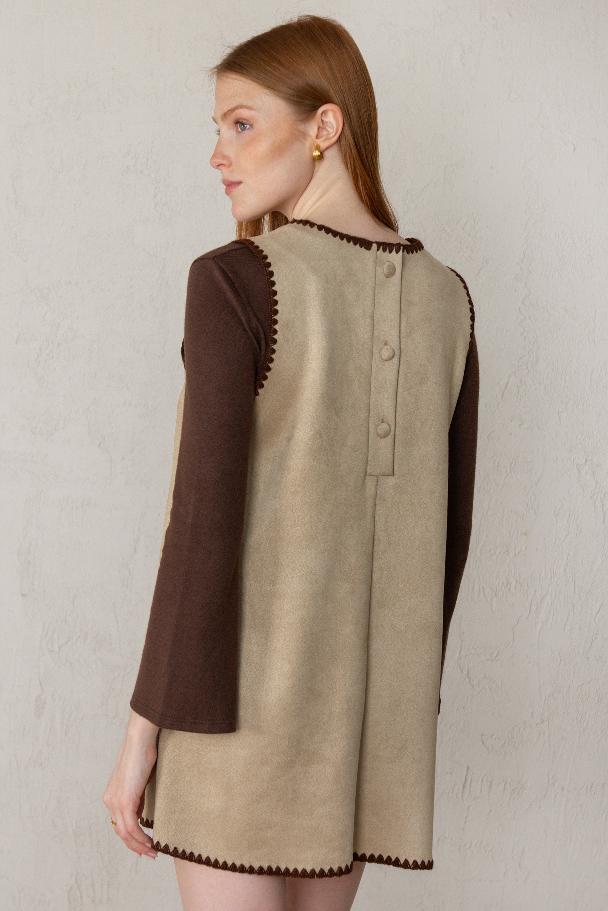 VESTIDO GALA // BEIGE