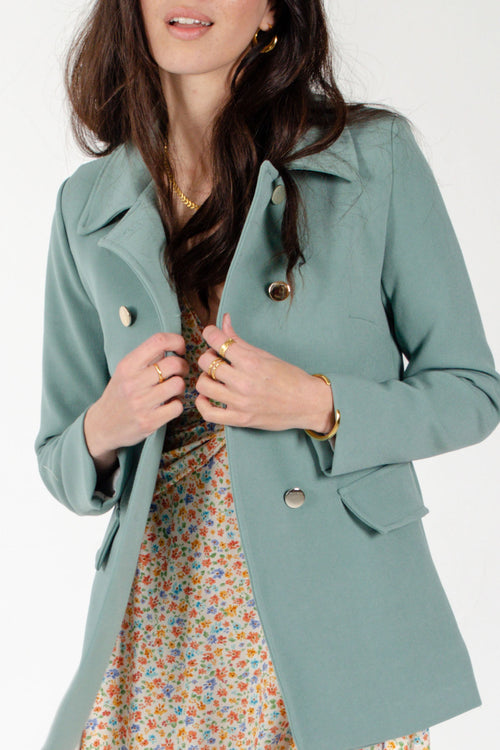 CARMEN BLAZER // WATER GREEN  image 1