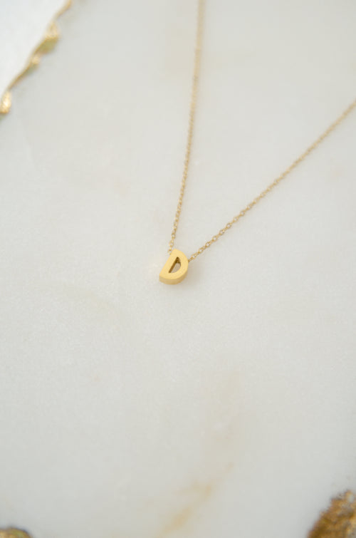 LETTERS NECKLACE // D image 1