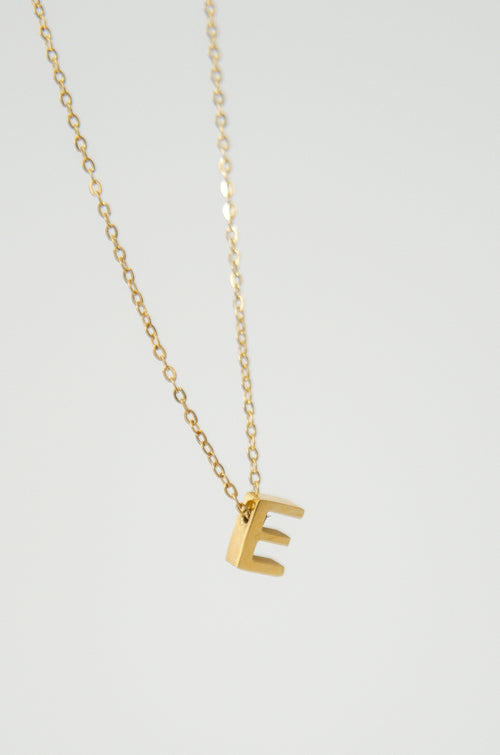 LETTERS NECKLACE // E image 1