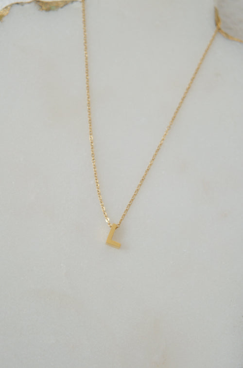 LETTERS NECKLACE // L image 1