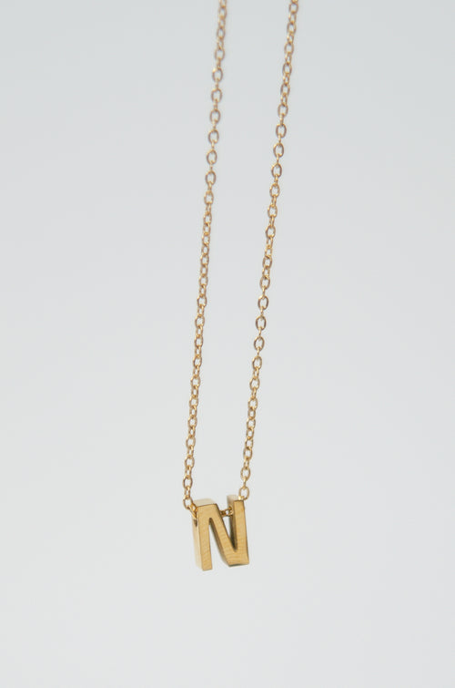 LETTERS NECKLACE // N image 1