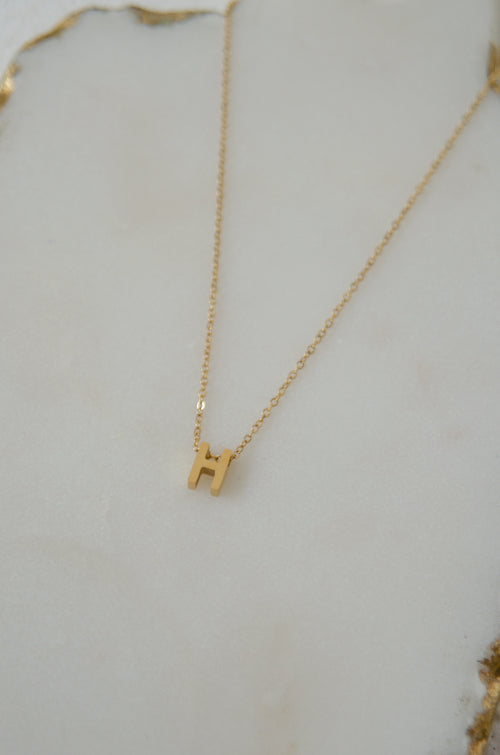 LETTERS NECKLACE // H image 1