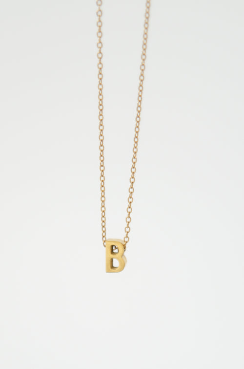 LETTERS NECKLACE // B image 1