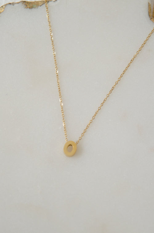 LETTERS NECKLACE // O image 1