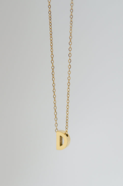 LETTERS NECKLACE // D image 1