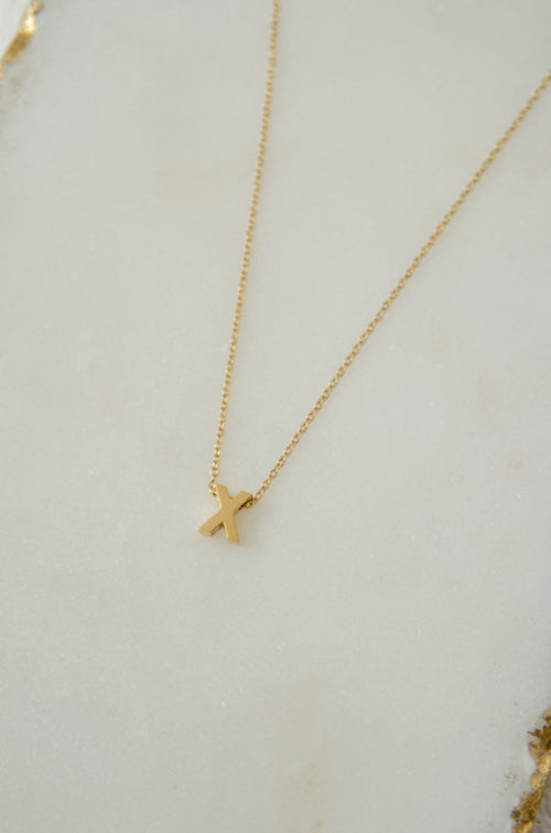 LETTERS NECKLACE // X image 1