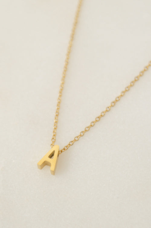 LETTERS NECKLACE // A image 1