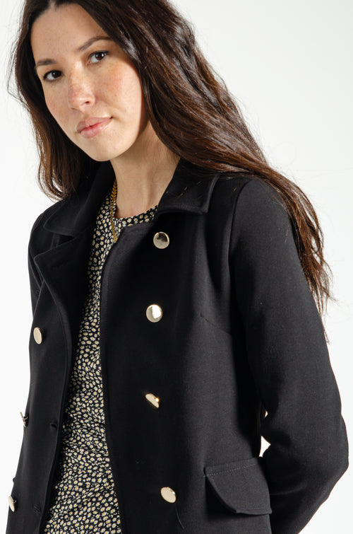 CARMEN BLAZER // BLACK image 1